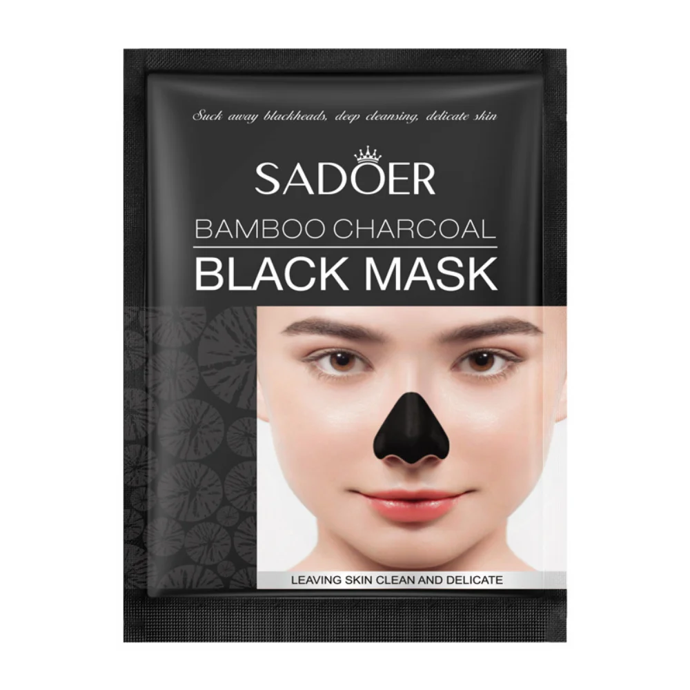

5 PCS Nose Blackhead Remover Mask Deep Cleansing Shrink Pore Acne Treatment Mask Nose Black Dots Pore Cleansing Mask Skin Care