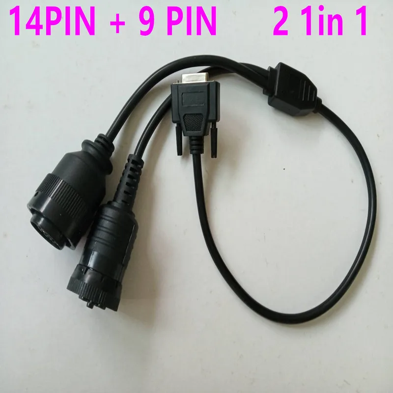 

14pin + 9pin 2 in 1 Cable for ET3 317-7485 (457-6114) 14p and 9p 2 in 1 for cat ET-3