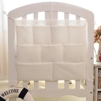 crib organizer cradle diaper organizer for cot baby bedding set cotton newborn baby accessories nursery bag bed nappy pocket