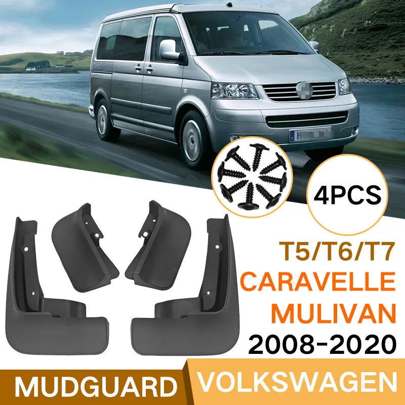 

Брызговики для VW Transporter Caravelle Multivan T5 T6 2004 ~ 2019, брызговики, брызговики, аксессуары для автомобильных брызговиков