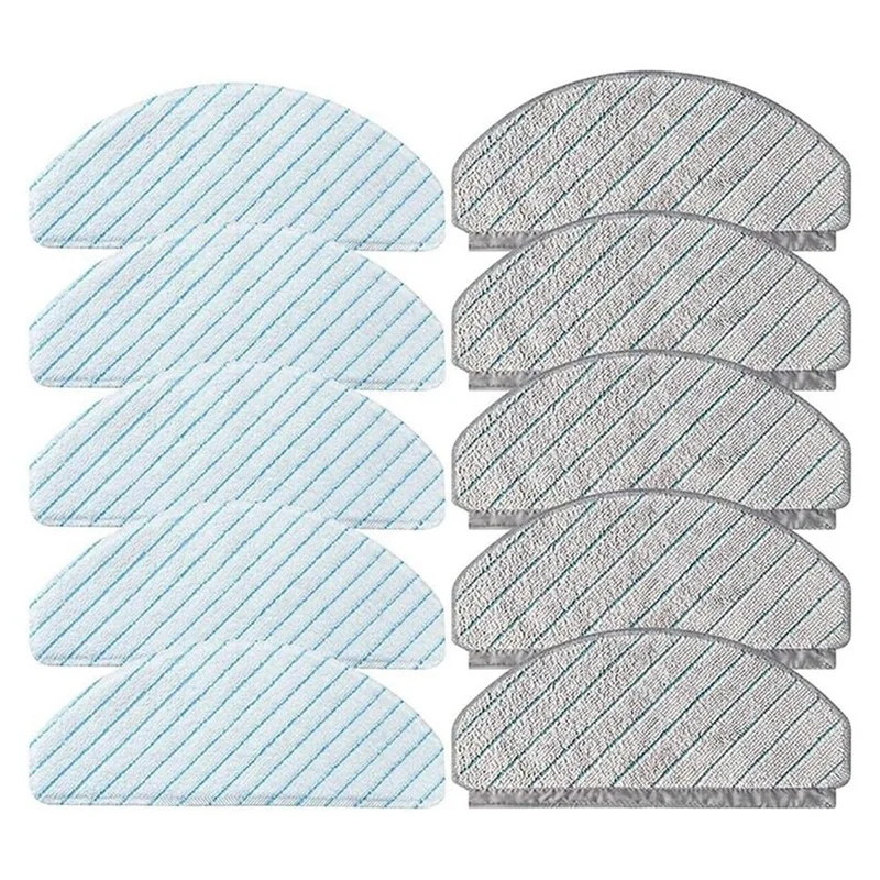 

10PCS Wiping Mop Cloth Pads For ECOVACS DEEBOT OZMO T10/T10 Plus Robot Vacuum Cleaner Accessories Replacement Parts