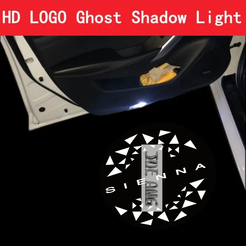 

2pcs HD No Fading LED Car Door Light Projector Ghost Shadow Light Courtesy Light Welcome Light For 2010-2022 TOYOTA SIENNA