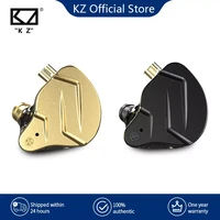 kz zsn pro metal earphones 1ba1dd hybrid technology hifi bass earbuds in ear monitor headphones sport noise cancelling headset