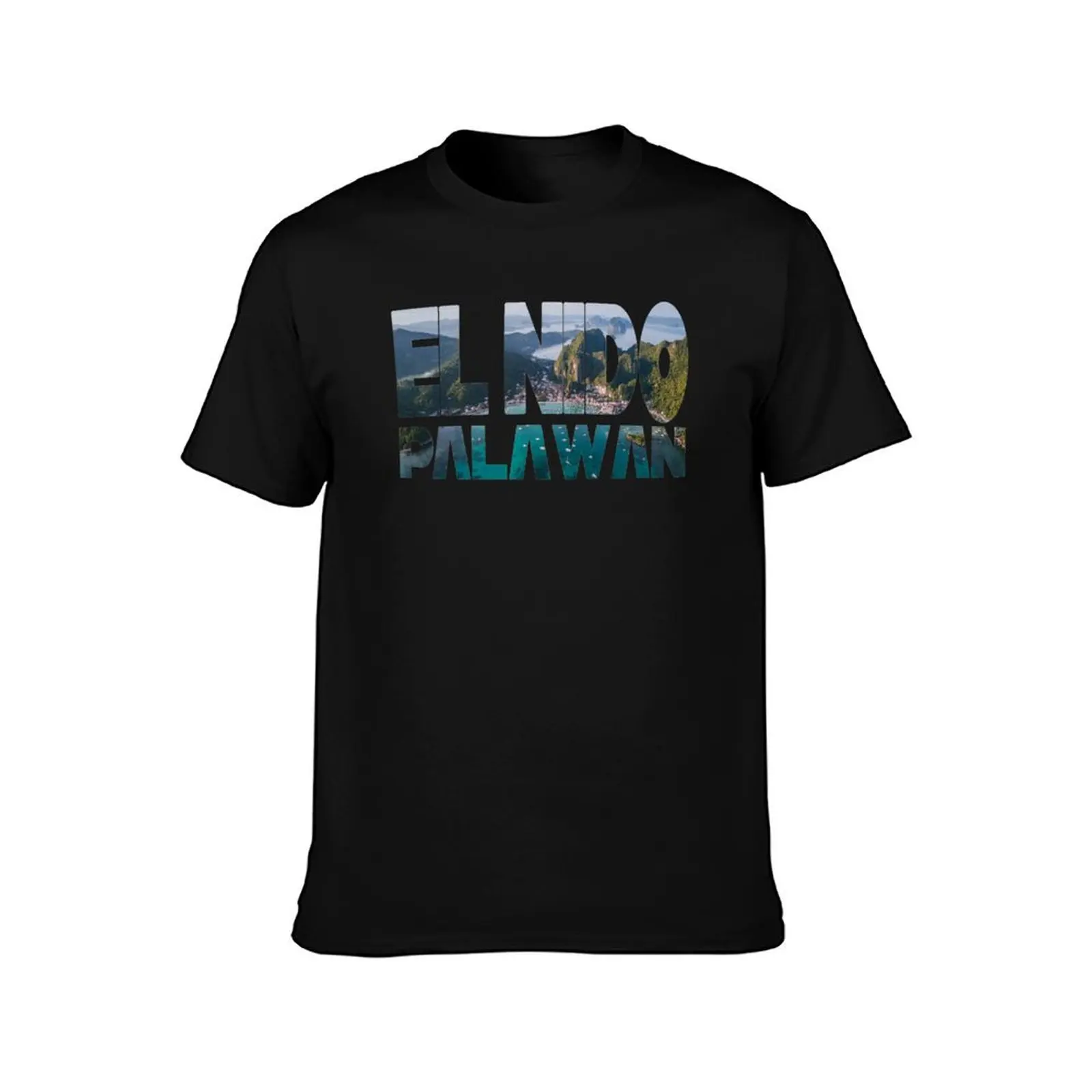 Фото Asain Collections - футболка El Nido, Palawan, повседневный топ с короткими рукавами №2