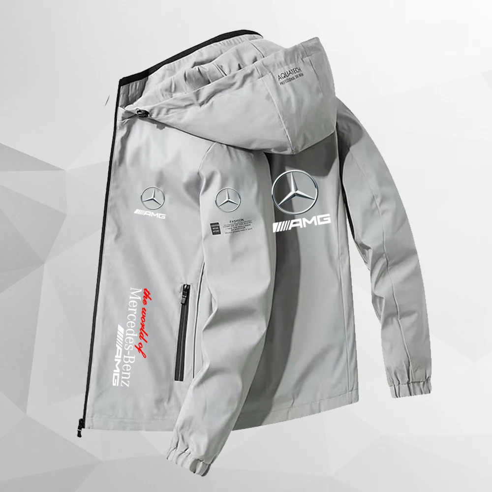 Мужские и женские мотоциклетные куртки Mercedes Benz 2024 спортивная одежда для мужчин