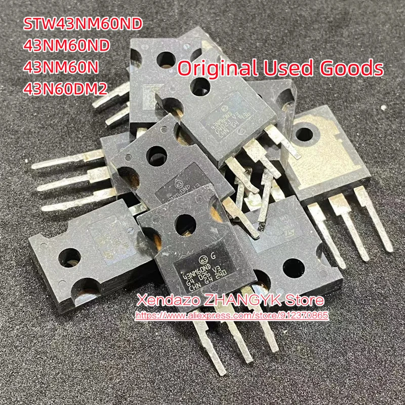 10 шт./лот оригинальный W43NM60ND 43NM60N 43N60DM2 STW43NM60ND MOSFET N-CH 600V 35A 255W TO-247