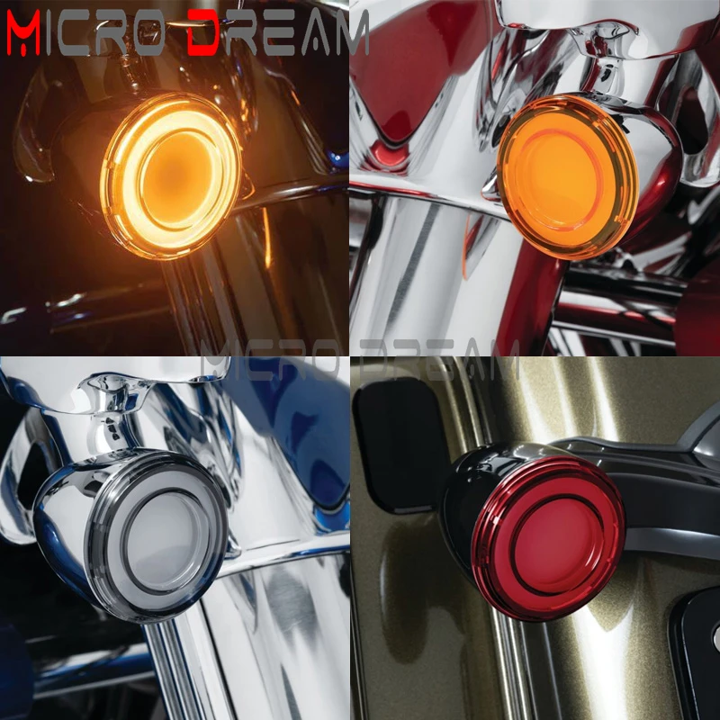 Фонарь с дымовой линзой 1156 дюйма для Harley Touring Street Glide Road King