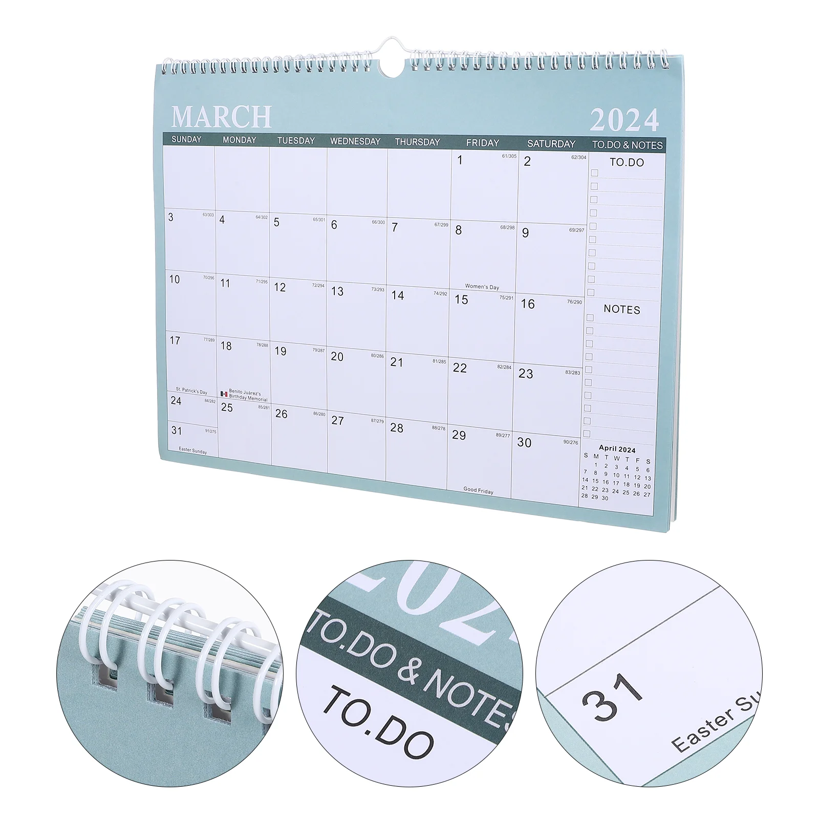 

2023-2024 Wall Calendar Room Hanging Monthly Home Desktop Household Year Dating Office