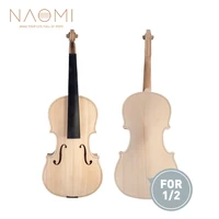 naomi 12 diy violin unfinished violin 12 size violin maple body w ebony fingerboard violin parts accessories