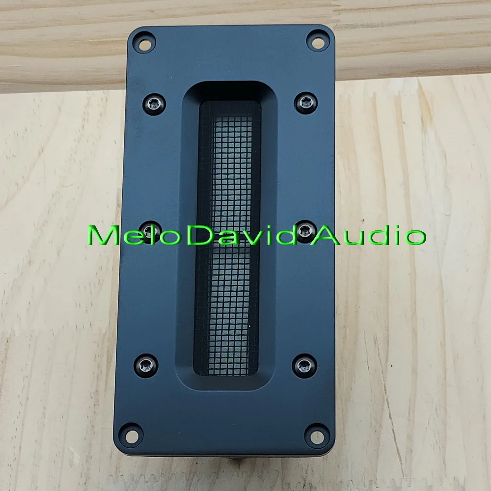 Фото Комплект из 2-х алюминиевых ленточных твитеров MeloDavid RB150NEO с неодимовым магнитом и передней панелью 110 мм №1