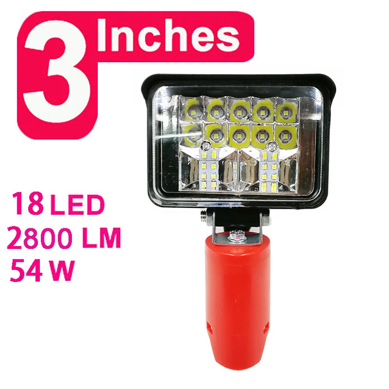 Рабочая деталь M12, рабочая деталь 5500-6000K, электрическая настольная лампа для высоких и низких частот управления 18/33/48 светодиодов, рабочая деталь 3/4/5 дюйма