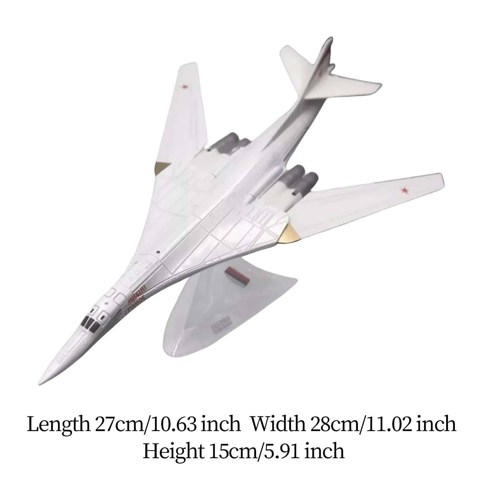 1:200 TU-160 Модель самолета-бомбардировщика дальнего действия Многофункциональная с