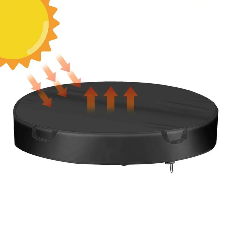 

Солнечные Чехлы для бассейна, одеяла, прочный пыленепроницаемый непромокаемый чехол для бассейна со шнурком, ткань Оксфорд 210D, непромокаемый чехол для бассейна