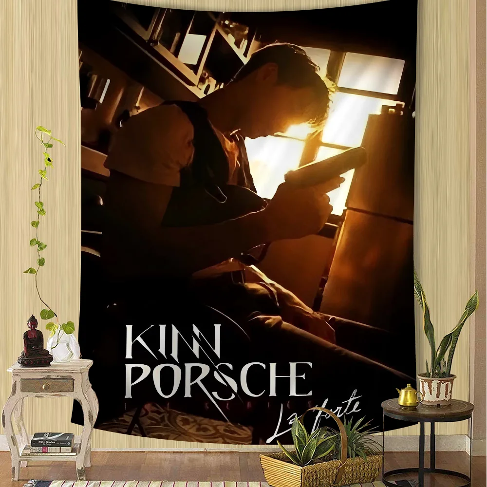 KinnPorsche The Series Colorful Tapestry Wall Hanging Bohemian Tapestries Mandala Sheets