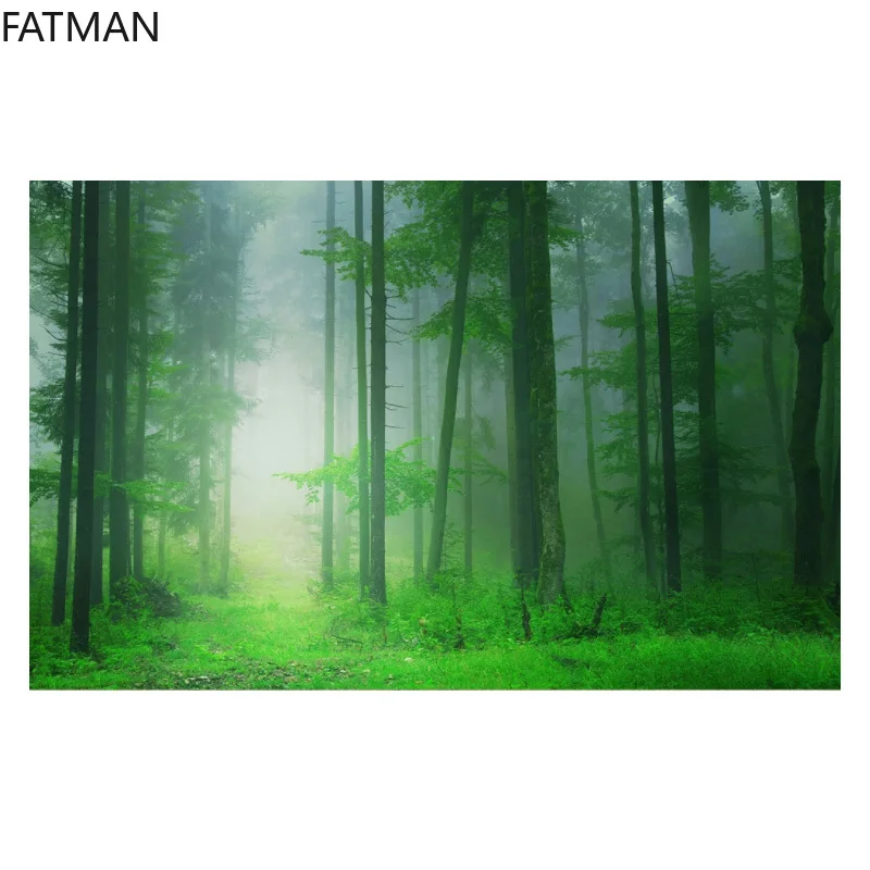 3d обои FATMAN на заказ природный пейзаж простой лес домашний декор Фреска для