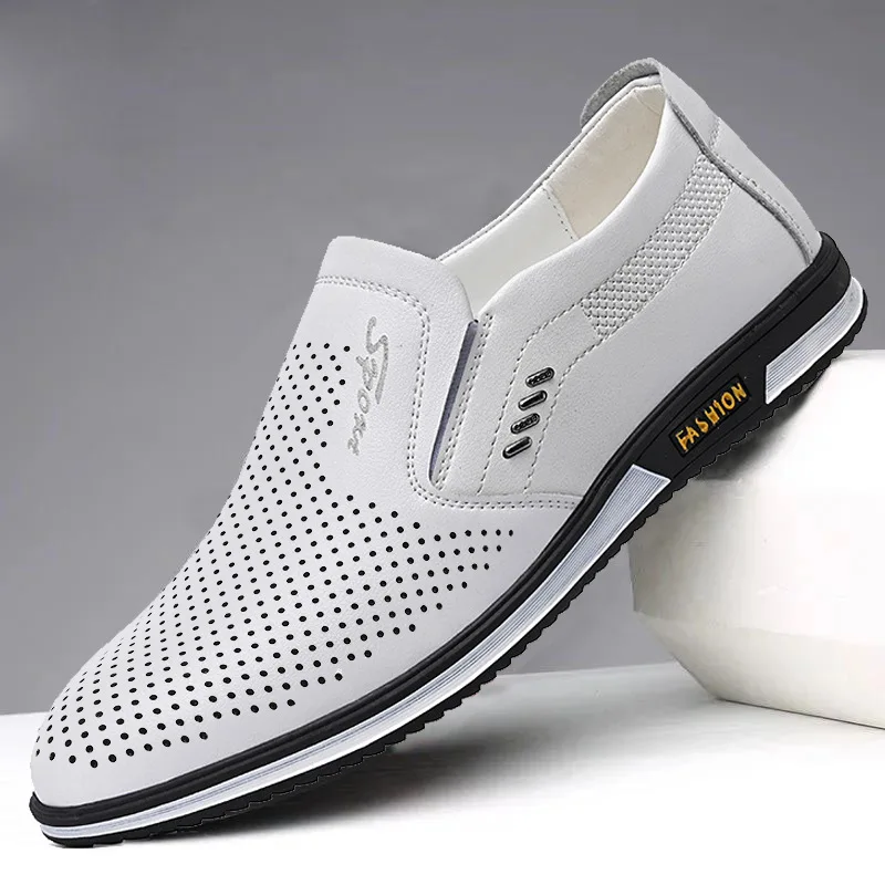 

Men's Casual Shoes Spring and Winter Breathable British Leather 2021