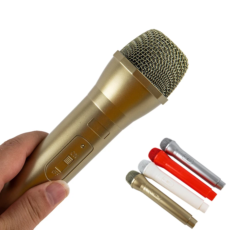 

1PC Funny Fake Prop Microphone Props Artificial Microphone Prop Kids Microphone Toy For Stage Party Costume Prop
