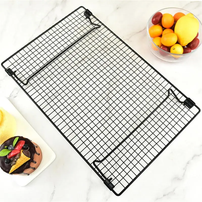 

Easy To Clean Grids Tool Wire Grid Baking Tray Nonstick Easy To Use Mesh Design Cooling Stand Cookie Biscuit Holder Baking Tools