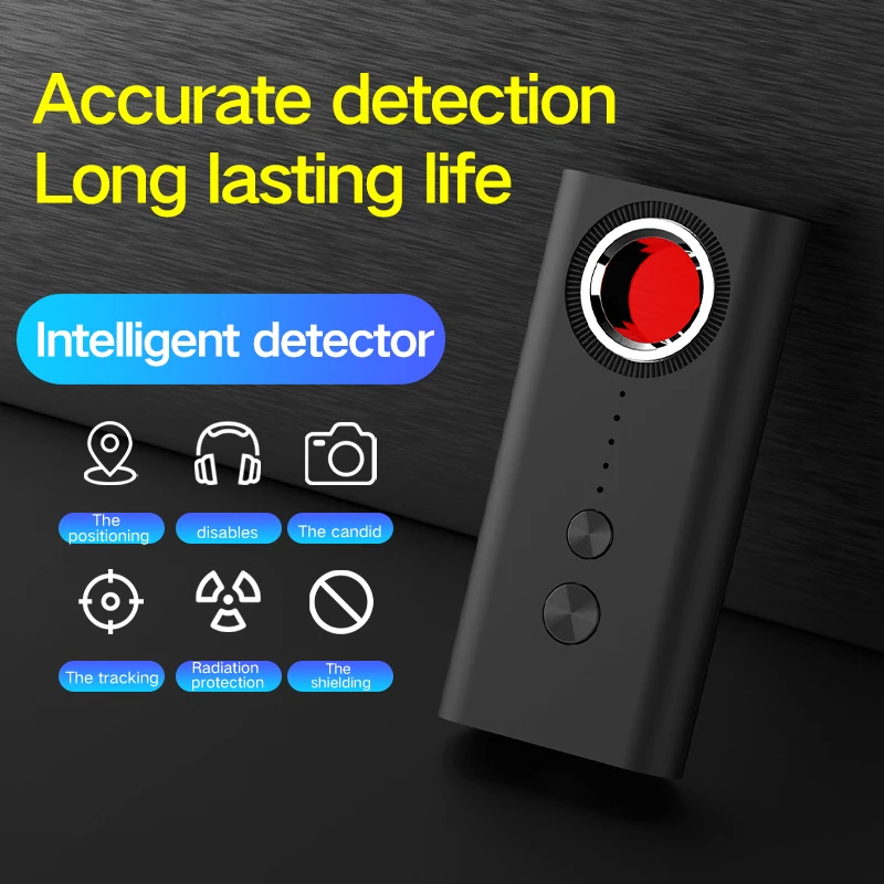 

Hotel Anti-spy Anti Candid Camera Wireless Signal Detector Prevent Monitor Car GPS Locator Track Infrared Vibration Alarm Finder