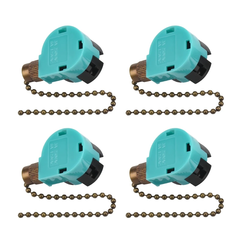 

Выключатель потолочного вентилятора, 4 шт., тройной, 4 провода