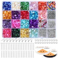 irregular beads kit for jewelry making natural stone beads kit for diy necklace bracelet supplies crafting crush chips beads