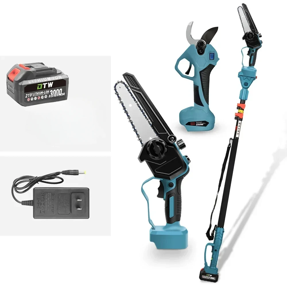 w zakresie 5 teleskopowe nożyce do przycinania 6-calowa piła gałęzi Elektryczny bezszczotkowy zestaw drzew o dużym zasięgu