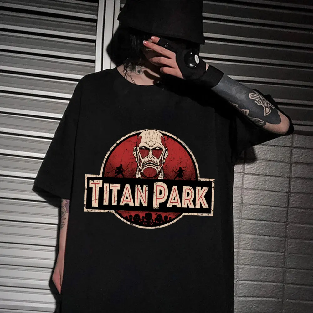 

Attack on Titan Park Ackerman T-shirt Unisex Japanese Anime Cool Top Tees Women/men Shingeki No Kyojin T-Shirts Oversized Female