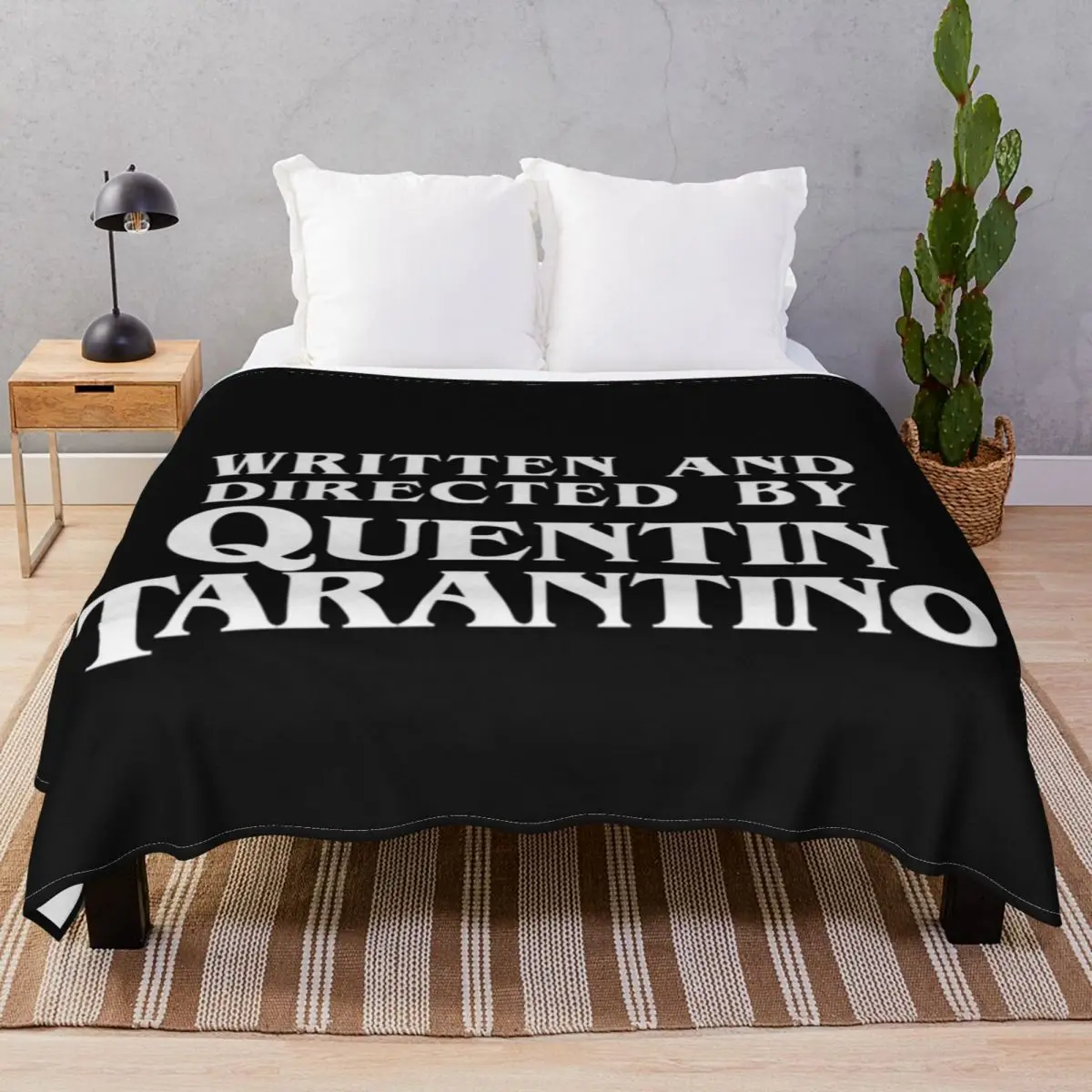 Quentin Tarantino Blanket Fleece Textile Decor Soft Throw Blankets for Bed Sofa Camp Cinema