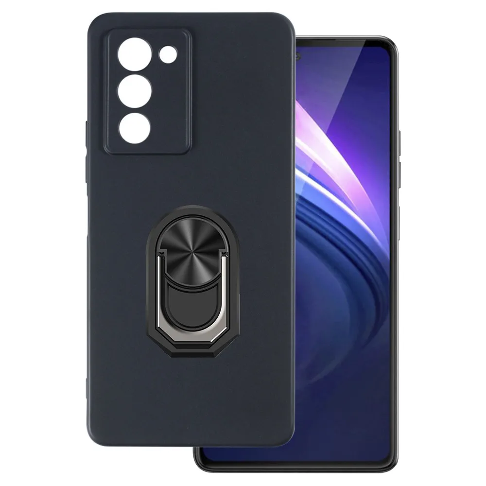 Чехол для Lenovo Legion Y70 роскошный противоударный чехол с кольцом-держателем мягкий