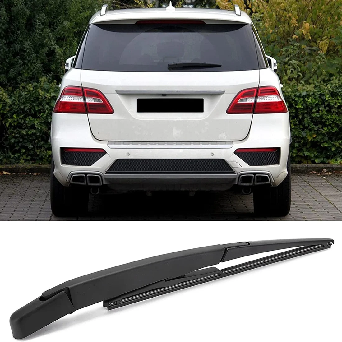 

Windscreen Wiper Assembly Car Rear Windshield Wiper Blade Arm Replacement A1648200744 for Mercedes-Benz W166 W164