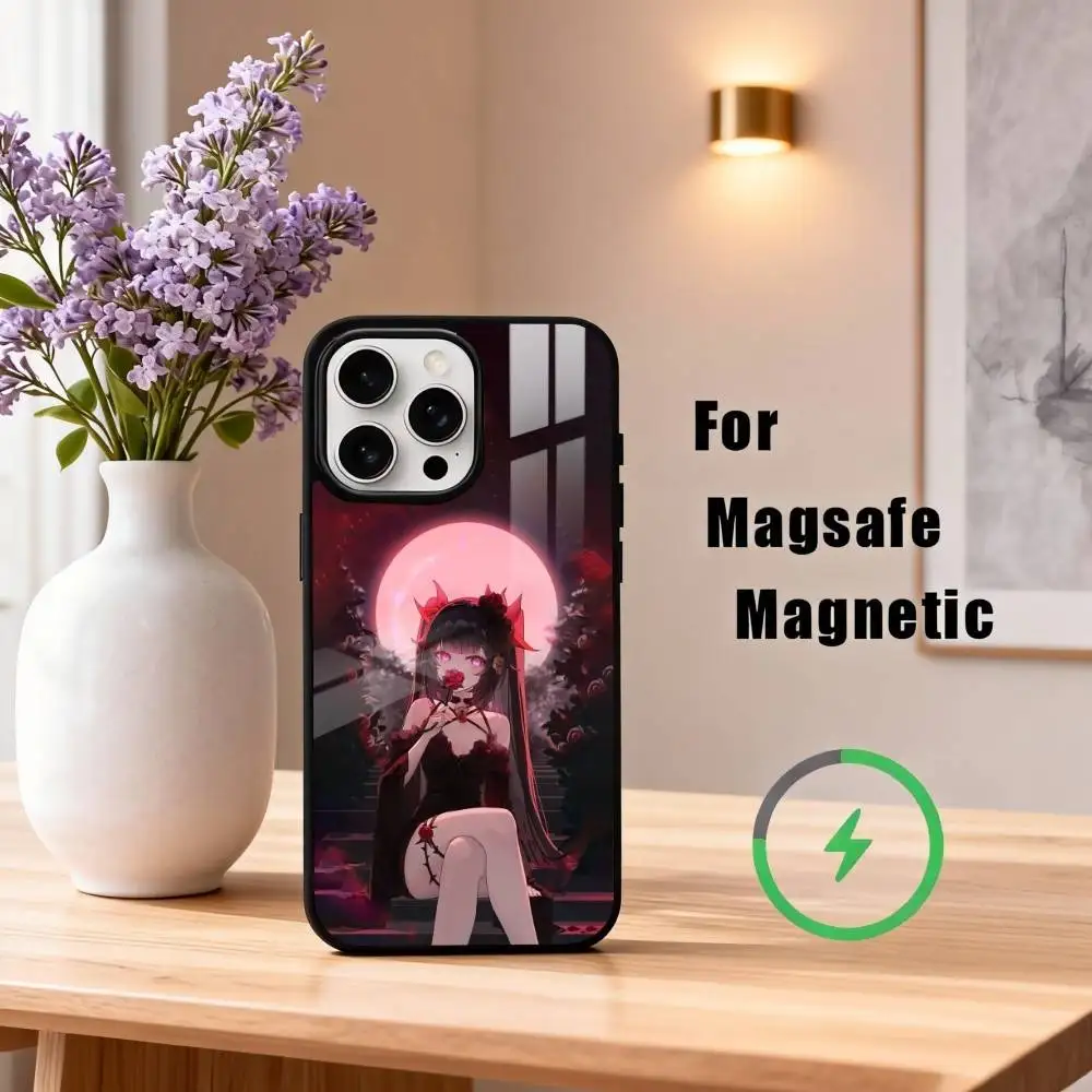 Фото Чехол для телефона H-Hanabi Honkai Star Rail Sparkle для iPhone 17, 16, 15, 14, 13, 12, 11 Plus, Pro Max, магнитный, для беспроводной зарядки Magsafe №4