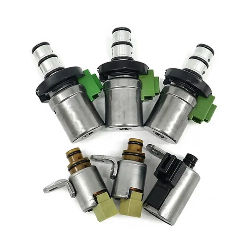 

6Pcs/Set Electric Solenoid Valve Practical Wear Resistant Electric Solenoid Valve Robust Ultralight Car Solenoid Valve