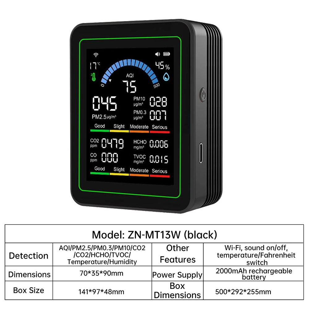 

Aideepen Туя датчик качества воздуха