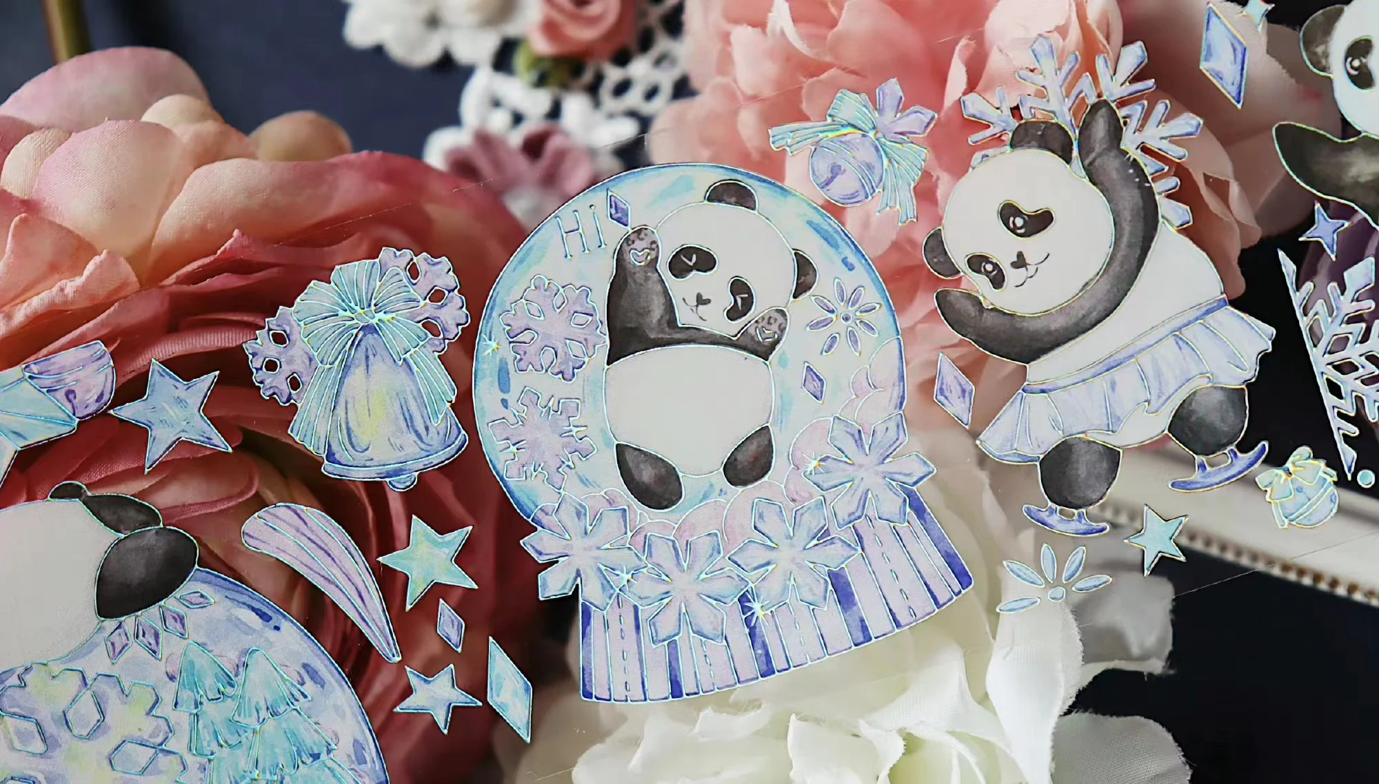 

Милая Снежная панда Washi лента для изготовления открыток своими руками