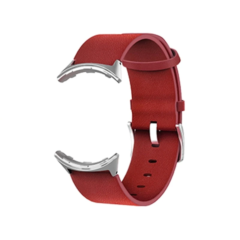 

XXFD Compatible for Pixel Smartwatch Adjustable Sports Leather Washable Loop-Belt Breathable Strap Wristband-Bracelet No