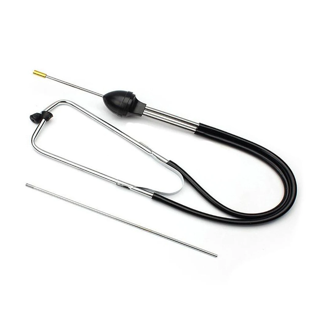 

Cylinder Stethoscope Fault Tester Stainless Steel Fine Workmanship Long-lasting Multifunctional Engine Repairing Tool