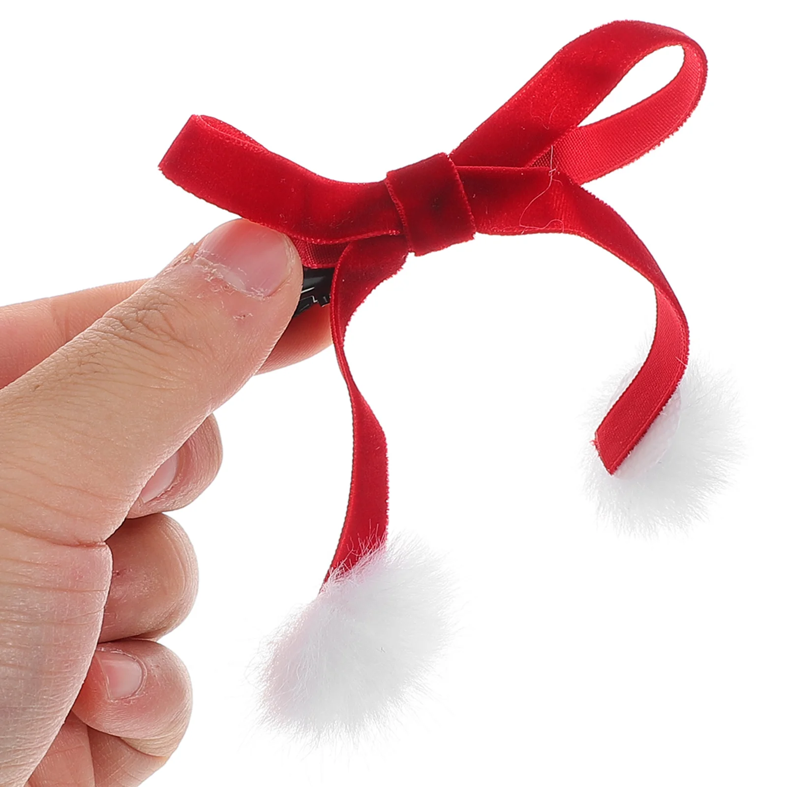 Рождественский бант заколка для волос элегантные аксессуары зажим девочек банты