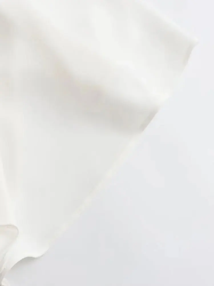 Женская свободная рубашка с длинным рукавом круглым вырезом