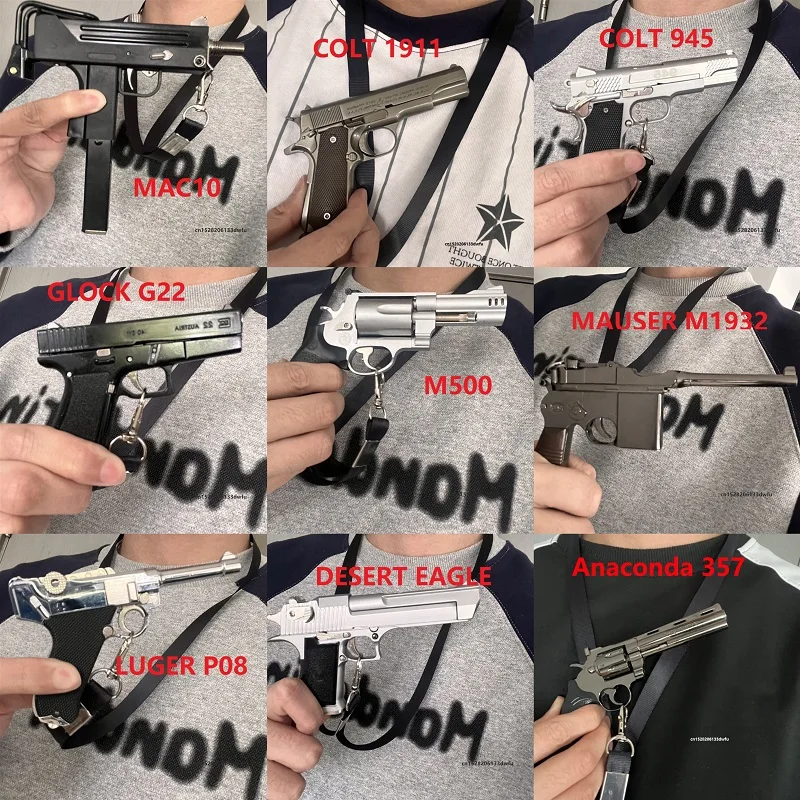 

1:2.05 Империя из металлического сплава 1911 M92A1 Миниатюрная модель игрушечного пистолета аксессуары Подвеска съемное реальное оружие для взрослых