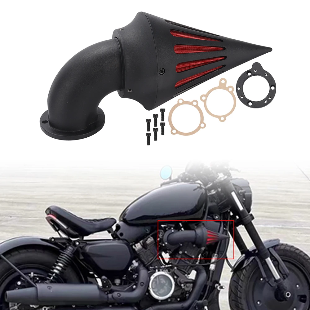 Воздухоочиститель для мотоцикла черный/Хромированный воздушный фильтр Harley Davison