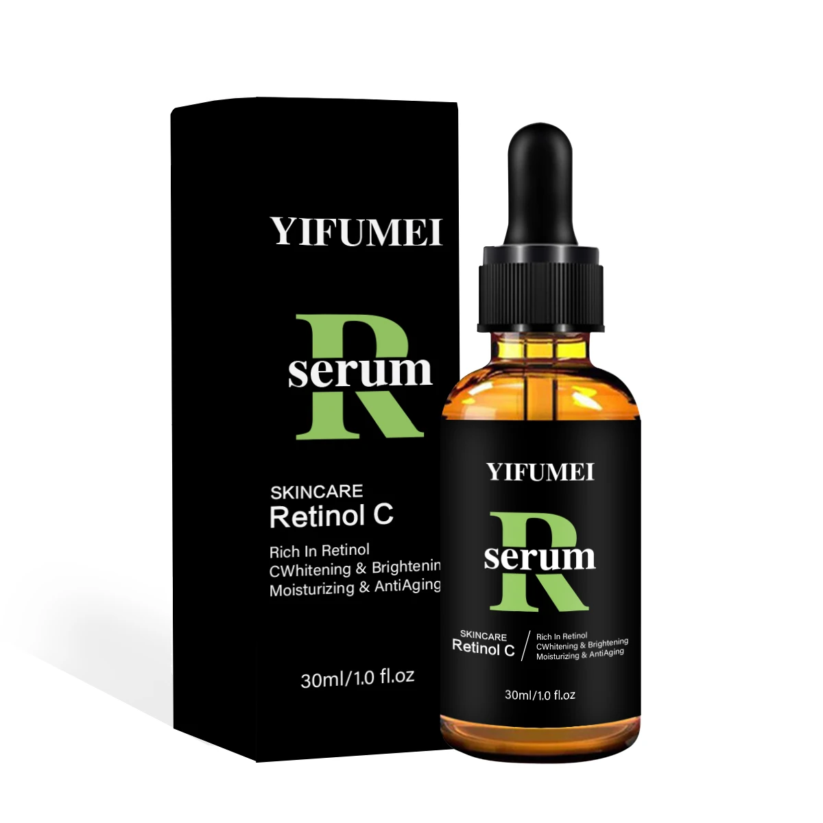 Фото Сыворотка для ухода за кожей с ретинолом C, против старения, морщин, удаления темных пятен, осветляющая, отбеливающая, увлажняющая, чистая сыворотка для ухода за лицом №1