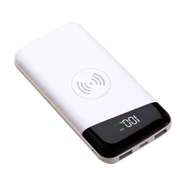 

Charger 10000mAh Power Bank 5V/2A Fast Charging Fully Compatible Battery Pack Dual-input &Tri-output Cell Phone
