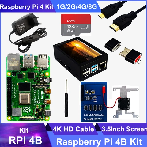Raspberry Pi 4 Model B Kit 2/4/8 ГБ ОЗУ
