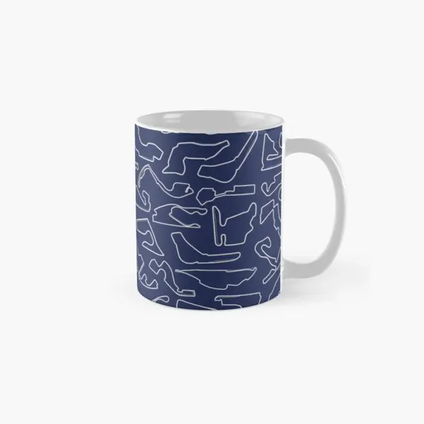 

2022 Circuits Pattern Blue Bg Classic Mug Cup Handle Round Picture Photo Printed Design Coffee Drinkware Simple Gifts Tea