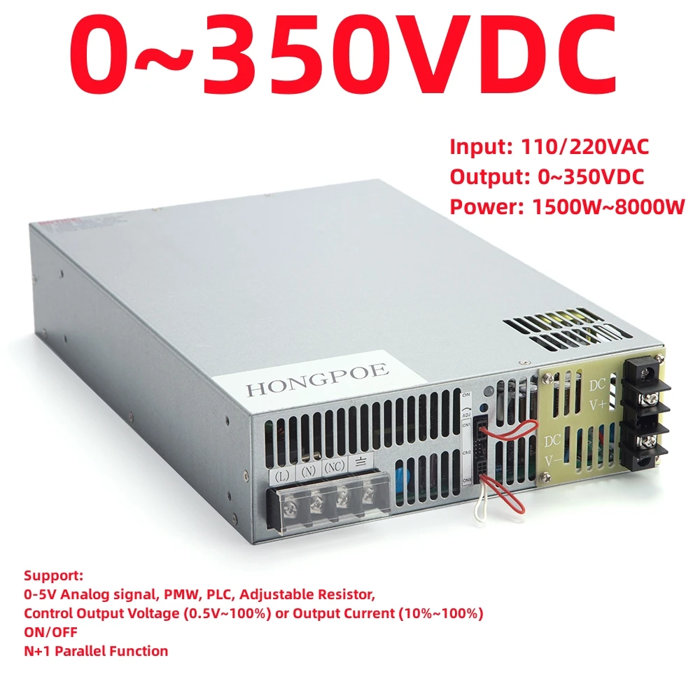 

Регулируемый источник питания 0-350 в 350 в 0-5 в аналоговый сигнал PLC PMW контроль выходного напряжения или выключения тока N + 1 220 В до В постоянног...