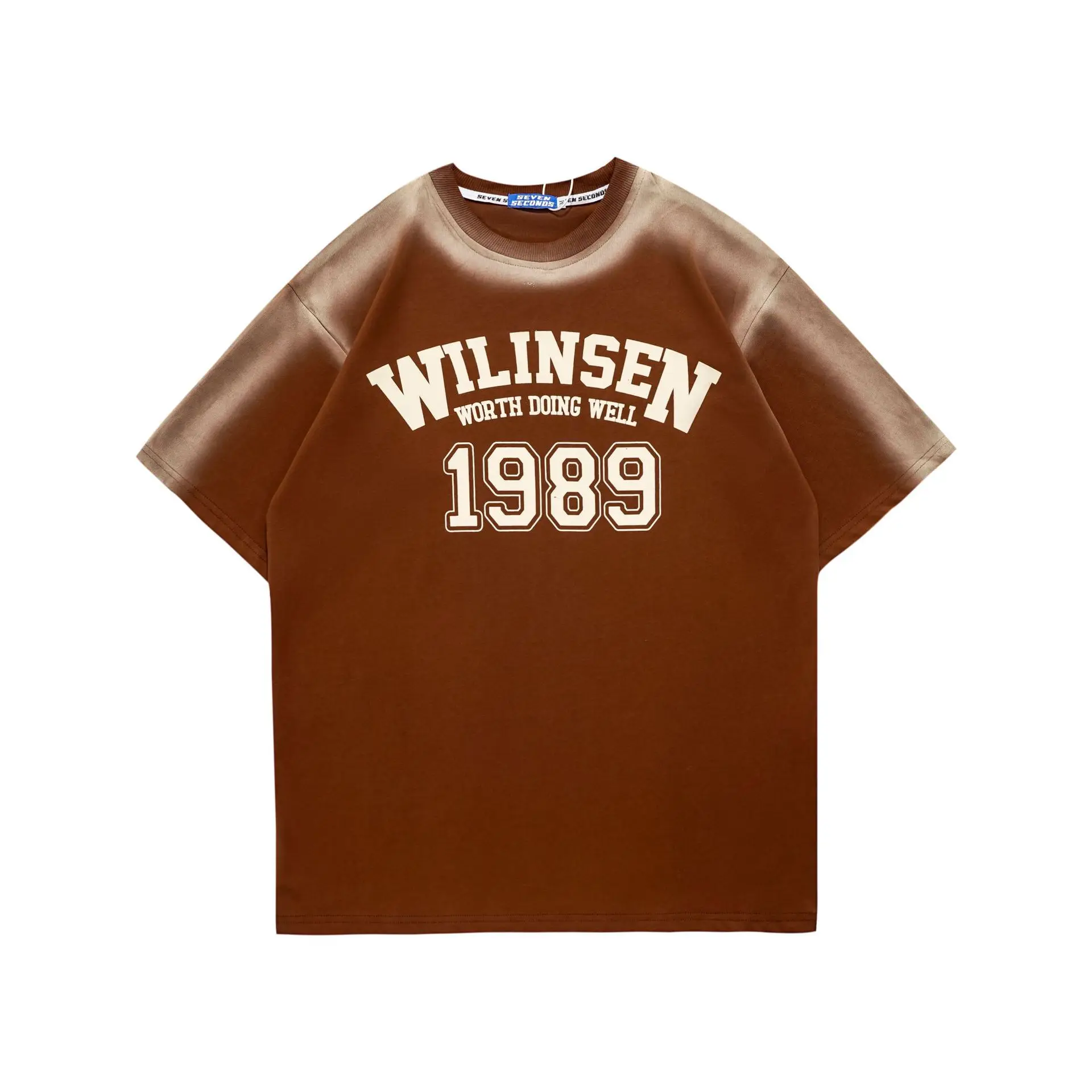 

Футболка мужская и женская в стиле ретро с коротким рукавом и надписью