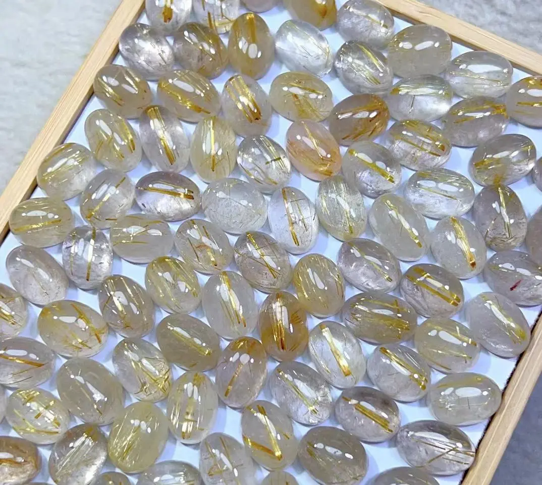 Оптовая продажа 10 шт./упаковка Бусины Из Натурального кварцевого кабошона