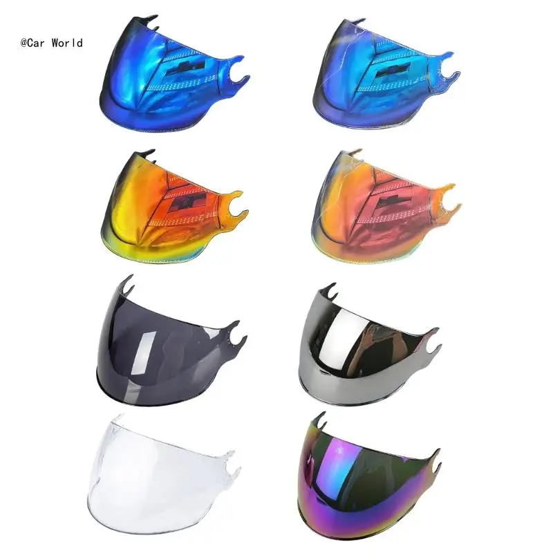 

6XDB Professional Helmet Lens Visor Motorcycle Wind Shield- Helmet Lens Visor Shield- Motorcycle Accessory fitting for OF562
