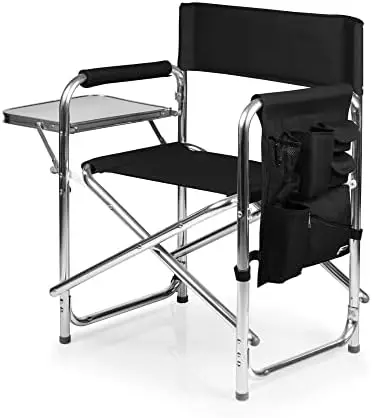 

-Брендовый спортивный стул с боковым столиком, пляжный стул, стул для лагеря для взрослых, (фиолетовый)