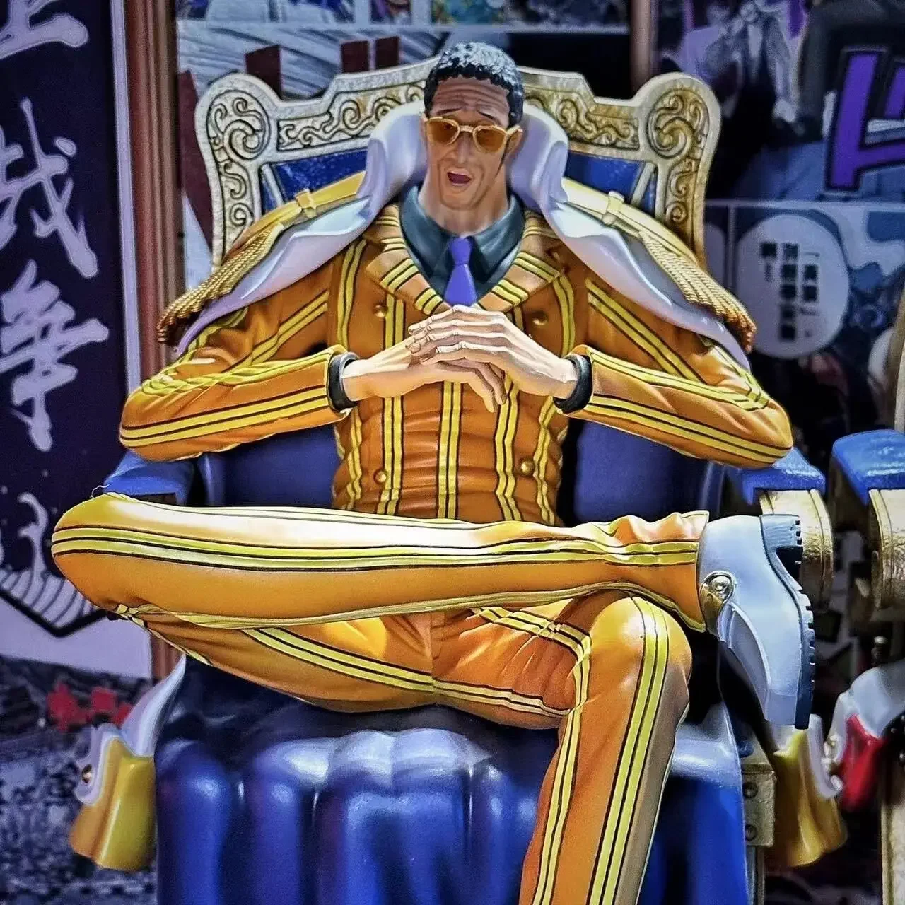 Фигурка ручной работы 29 см фигурка замечательного аниме Kizaru Akainu Aokiji статуэтка